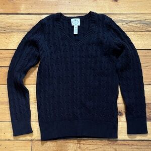 St. John's Bay V-Neck Sweater in Black